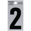 Hillman 2" Blk #2 Adhesive 839382